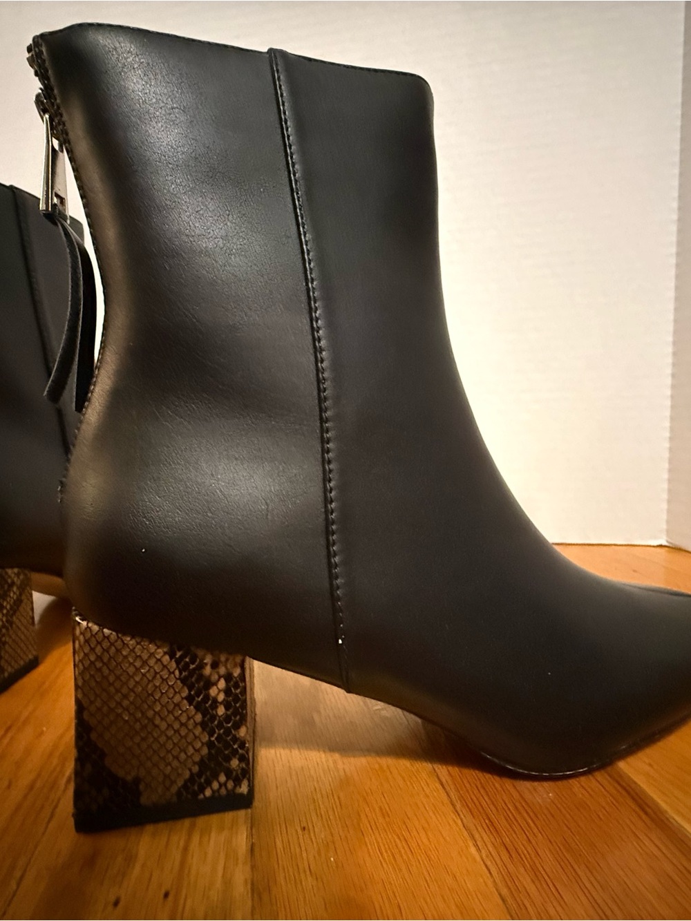 NEW French Connection Black Ankle Boots size 6.5